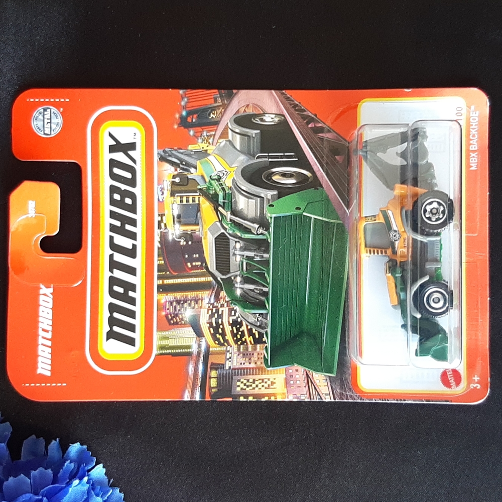 Matchbox MBX Backhoe 2021 MBX Metro Collection